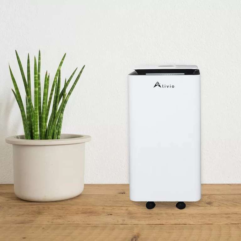 ALIVIO 10L Dehumidifier with Low Energy Portable & Washable Dust Filter Sold & Delivered by Hirix