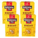 Yorkshire Tea Biscuit Brew Flavoured Tea Bags Pack of 4 Total 160 Tea bags - £7.20 / £5.60 S&S