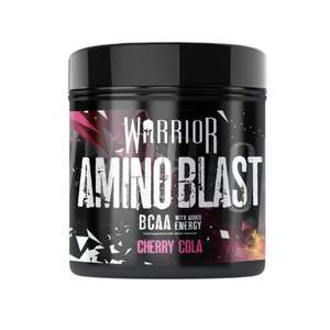 Warrior Amino Blast BCAA With Energy 30 Servings - Various Flavours £8.98 Each / x2 £13.97 / x3 £18.96 Delivered @ Bodybuilding Warehouse