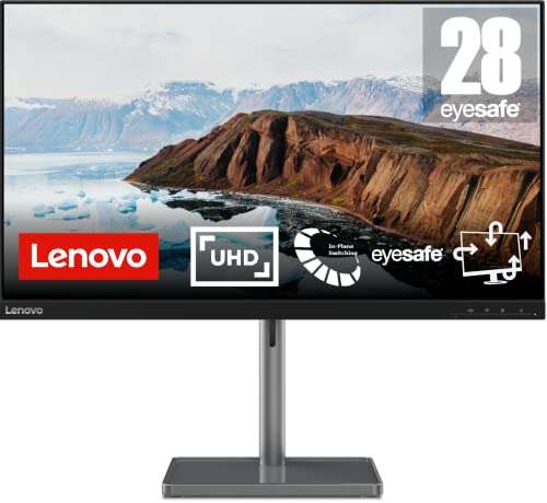 Lenovo L28u-35 28 Inch 4K UHD (2160p) Monitor £199.99 @ Amazon