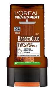 L'Oréal Men Expert Barber Club Body, Hair & Beard Wash 300ml free click and collect