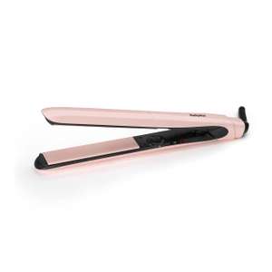 BaByliss Rose Blush 235C Hair Straighteners, Extra-long titanium ceramic plates, Ultra-fast heat up, 13 heat settings up to 235°C, Pink