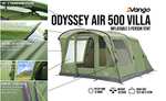 Vango Airbeam Odyssey Air 500 Villa Tent, Epsom Green - £345.36 Amazon Prime Exclusive