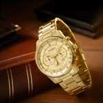 Citizen Chronograph Men's Yellow Gold Tone Bracelet Watch - £112.49 with code @ H Samuel