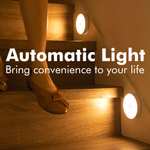 6X Lychico Motion Sensor Lights Indoor, Wireless LED Night Light, USB Rechargeable