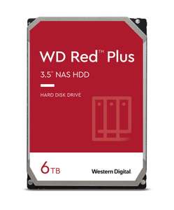 6 TB WD Red Plus NAS Hard Drive 3.5-Inch WD60EFPX 256MB 3 Year Warranty