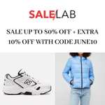 Sale - Up to 80% Off + Extra 10% Off Site-Wide With Code - @ Sale Lab