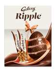 Galaxy Ripple Chocolate Easter Egg, Easter Gifts, Milk Chocolate, Extra Large, 238g 2 for £8