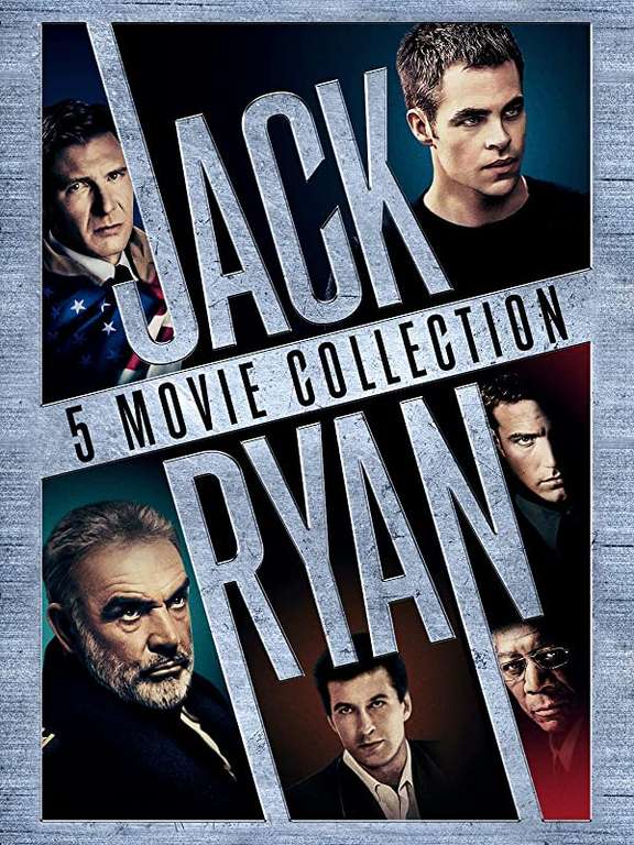 Jack Ryan 5-Movie Collection (The Hunt for Red October, Clear and Present Danger etc) HD - £5.99 to Buy @ Amazon Prime Video