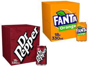 18 330ml Cans Of Fanta / Dr Pepper - Macclesfield