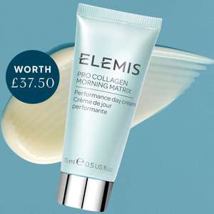 Free Elemis Pro-Collagen Morning Matrix 15ml Deluxe sample with a complimentary Skin HD Consultation @ John Lewis & Partners