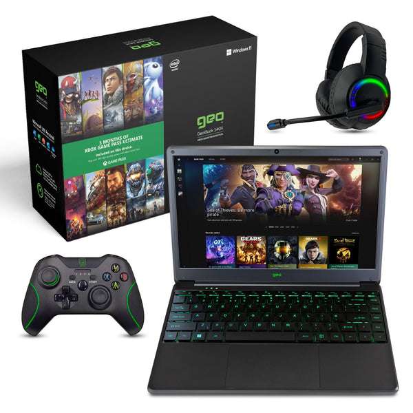 GEO GAMECLOUD 130 + GAME PACK N4020 35.8 cm (14.1") Celeron 128 GB SSD Windows 11 - Used Grade B £109.99 delivered with code @ XS Only
