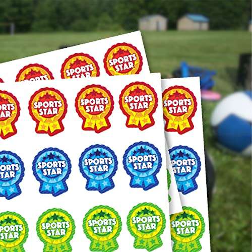 SuperStickers 'Sports Star' Rosette Stickers, 35 x 45mm (60 Stickers) £2.99 @ Amazon