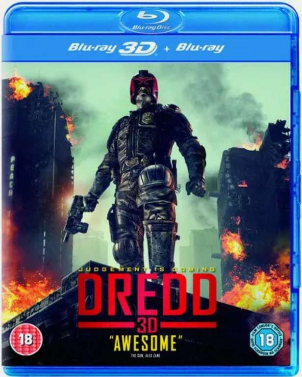 Dredd 3D Blu-Ray Used £2.30 @ musicmagpie / eBay