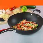 SQ Professional Ultimate Carbon Steel Non-Stick Wok Stir-fry Pan 34cm £10.99 @ Amazon / Dispatches and sold by Bargain Shack Limited