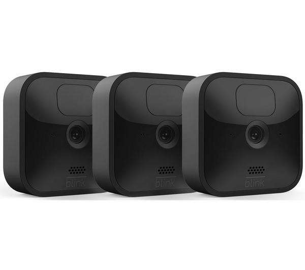 AMAZON Blink Outdoor HD 1080p WiFi Security Camera System, 3 Cameras - £128.99 delivered @ Currys