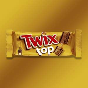 140 x Twix Top & Caramel Biscuit 21G Bars (10.7p each) - Best Before 17/07 £15 @ Yankee Bundles