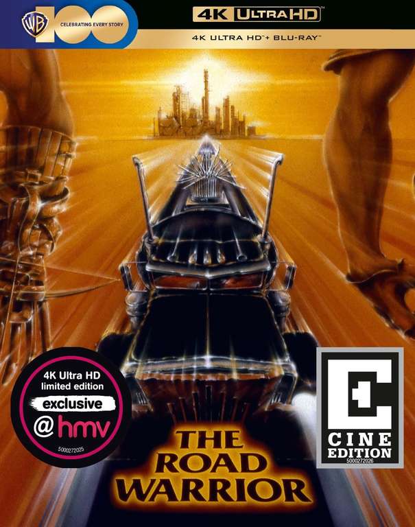Mad Max: The Road Warrior (HMV Exclusive) Cine Edition (4K Ultra HD + Blu-Ray)