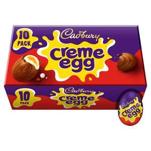 Cadbury Creme Egg 10pk 400g (Original / Mixed Caramel & Creme) - £3.50 (Clubcard Price) @ Tesco