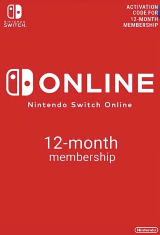 Nintendo Switch Online 12 Months UK - £12.79 @ CDKeys