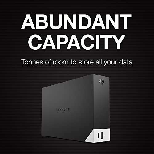 Seagate One Touch Hub, 18 TB, External Hard Drive Desktop, USB-C £299.99 @ Amazon