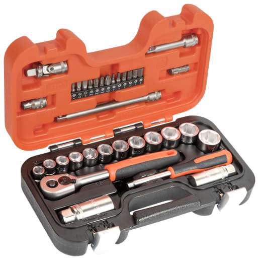 Bahco BAHS330 34 Piece 3/8 Socket Set £34.60 + £7 delivery @ Wickes