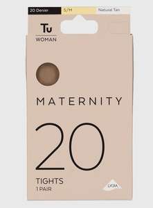 MATERNITY Nude 20 Denier Tights Now £2 with free click and collect @ Tu Sainsburys