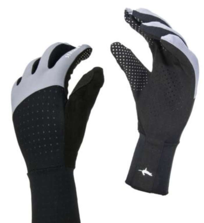 SEALSKINZ Solo Super Thin Cycle Gloves (Black/Grey) - £9.99 (+ £2.99 Delivery) @ Sport Pursuit