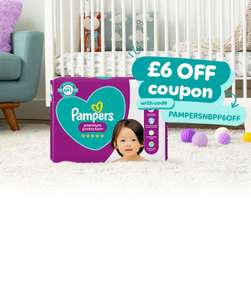 GET £6 OFF Pampers Premium Protection Nappies with Pampers Club app