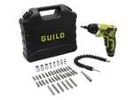 Guild Fast Charge Screwdriver & 45 Piece Accessories - 3.6V - Free C&C