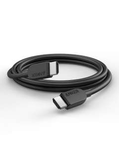 Anker 6ft HDMI 2.1 Cable 4K@120Hz 8K@60Hz 48 Gbps Certified Ultra High-Speed Durable Cable Sold by AnkerDirect UK FBA