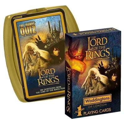 Lord of the Rings Top Trumps Game + Waddingtons Lord of the Rings Number 1 Playing Cards Bundle £13.50 + Free click & collect @ The Works