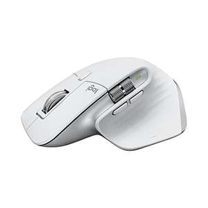 Logitech MX Master 3S - Wireless Performance Mouse (Chrome/White)