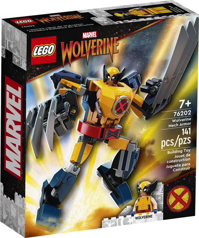 LEGO Marvel 76202 Wolverine Mech Armour / Super Mario 71396 Bowser Jr's Cloud Car - £5.75 each (Free Click & Collect) @ Argos