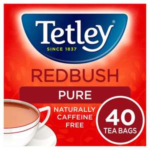 Tetley Pure Red Bush 40 Tea Bags 40pk - £1.50 @ ASDA
