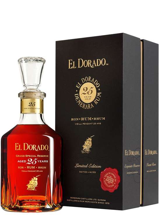 El Dorado Rum 25yr Old Demerara Rum 70cl £412.50 delivered @ Harvey Nicols