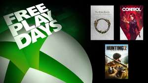 Free Play Days for Xbox Live Gold and Xbox Game Pass Ultimate members - Control, Hunting Simulator 2, and The Elder Scrolls Online