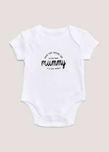 Baby White Mother's Day Bodysuit + 99p collection