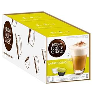 Nescafé Dolce Gusto Cappuccino Coffee Pods (Pack of 3, Total 48 Capsules) £10.13 S&S