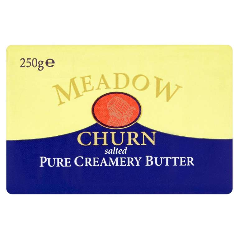 Meadow Churn salted butter only £1.29 at Farmfoods