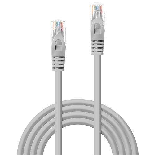 LINDY 0.3m Cat.5e U/UTP Network Cable, Grey - 87p @ Amazon
