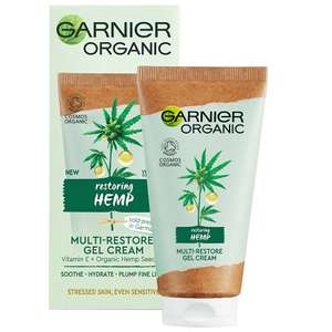 Garnier Organic Hemp Multi-Restore Gel Cream 50ml - 80p instore @ Superdrug, The Parade (Leamington Spa)