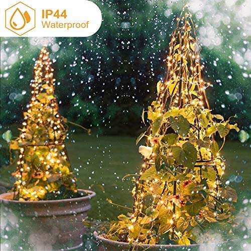 Opard Solar Lights for Garden, 120 LEDs 12M 8 Lighting Modes Copper Wire Solar Lights IP44 £6.99 Dispatches from Amazon Sold by Opard Tech