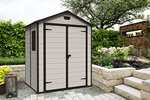 Keter Manor Outdoor Garden Storage Shed, Beige, 6 x 5 ft £353.27 including free assembly @ Amazon