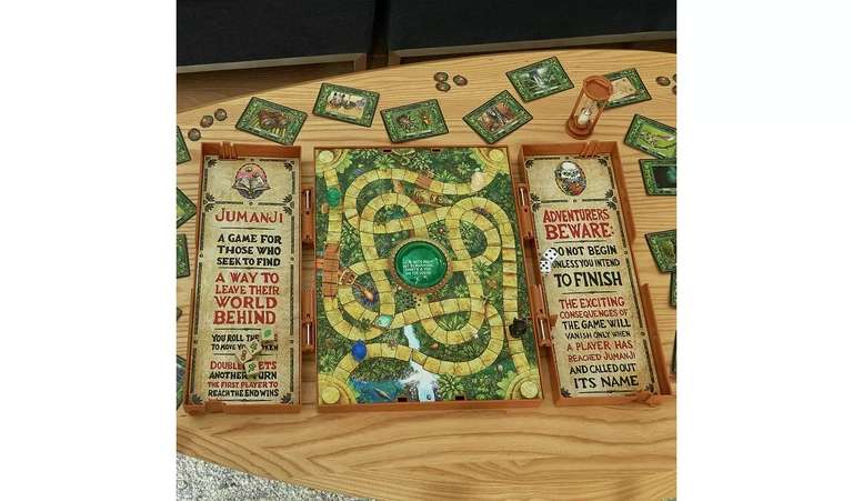 Jumanji Deluxe Edition Board Game With Video Centrepiece 27 50 Click Collect Argos 