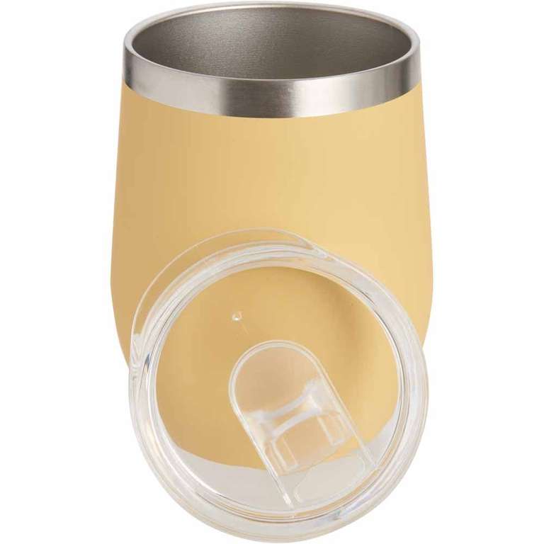 Yellow Double Wall Tumbler - £2 (free Click and Collect - Select Stores) @ Wilko