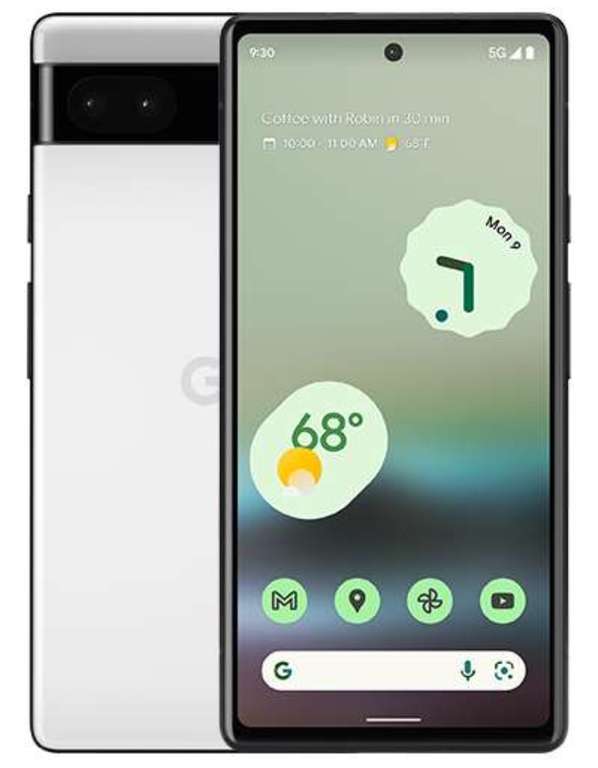 Google Pixel 6a 128GB 5G Smartphone + 30GB Three Data, Unlimited Mins / Texts (24m) £14pm Zero Upfront With Code £336 @ Affordable Mobiles