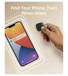 eufy SmartTrack Link T87B0 - 4-Pack, Bluetooth Item/Key Finder, replaceable battery, iOS-only (Android not supported) - with code