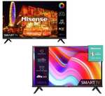 Hisense 40 Inch 40E4KTUK Smart Full HD HDR LED Freeview TV - Free C&C / Hisense 40A4EGTUK Smart Full HD LED Freeview TV (Low Stock) £189