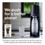 SodaStream Terra Sparkling Water Maker Machine, with 1 Litre Reusable BPA-Free Water Bottle - Sold By Kayz Goods FBA